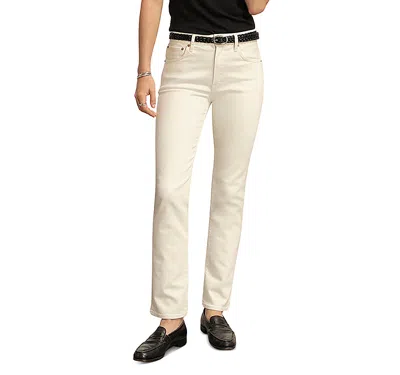 Buck Mason High Rise Cigarette Jeans In Natural