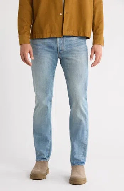 Buck Mason Japanese Loomstate Selvedge Cowboy Cut Jeans In Blue