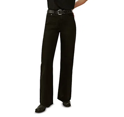 Buck Mason Jet Set High Rise Jeans In Black