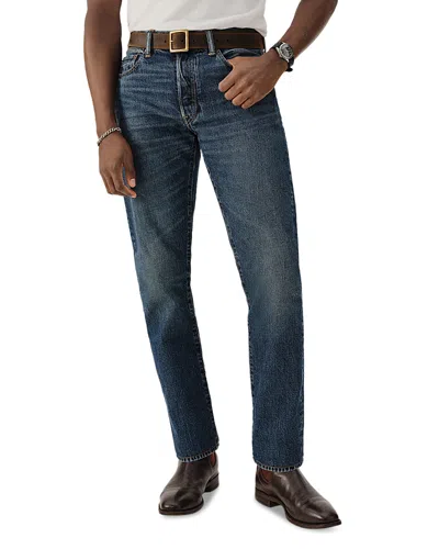 Buck Mason Maverick Slim Fit Jeans In Medium Blue