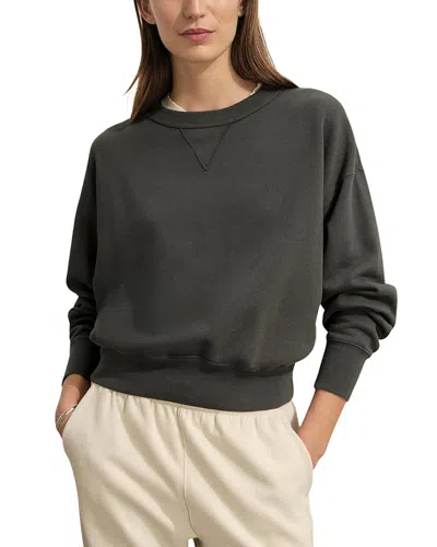 Buck Mason Oversized Sweatshirt In Seagrass Venice Wash