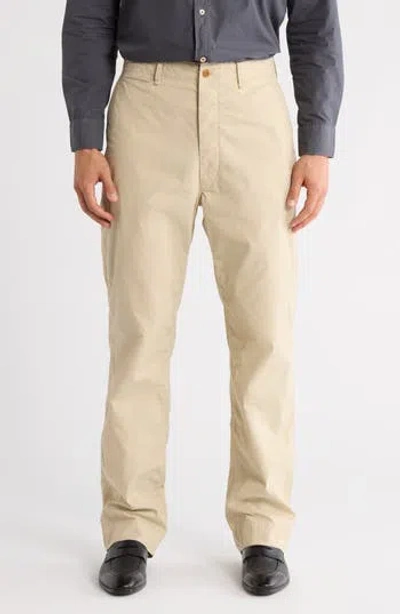 Buck Mason Parachute Poplin Slim Pants In Neutral