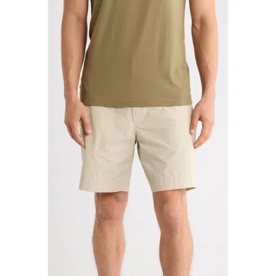Buck Mason Parachute Poplin Twill Shorts In Neutral