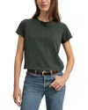 Buck Mason Pima Boxy Crewneck Tee In Seagrass