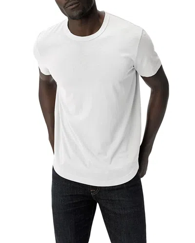 BUCK MASON PIMA COTTON CURVED HEM TEE