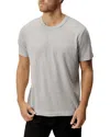 Buck Mason Pima Cotton Tee In Heather Grey