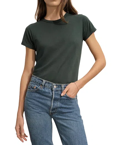 Buck Mason Pima Slim Crewneck In Seagrass