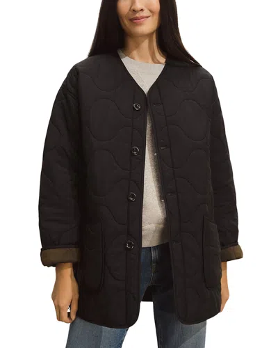 Buck Mason Quilted Shelter Clot Jacket In Black