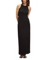 Buck Mason Ribbed Tank Maxi Dress In Black