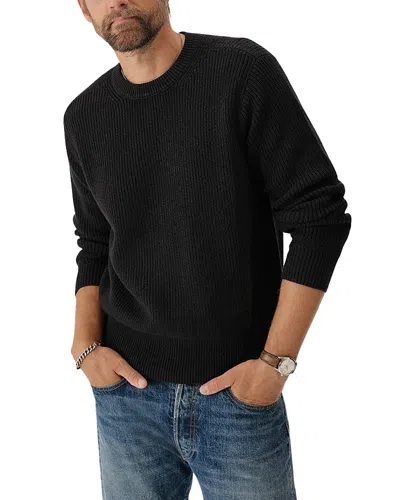 Buck Mason Seafarer Cotton Classic Fit Sweater In Black