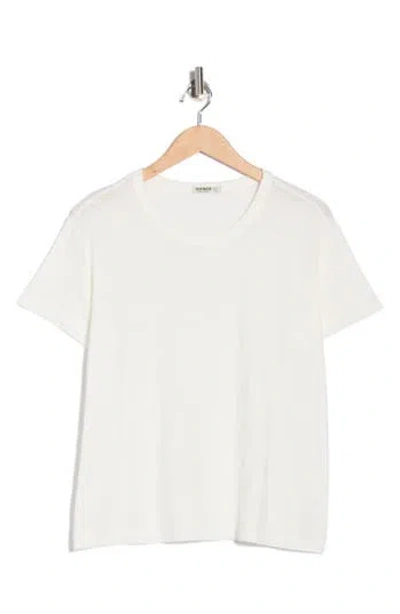 Buck Mason Slub Easy Crewneck T-shirt In White