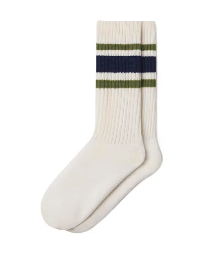 Buck Mason Striped Crew Socks