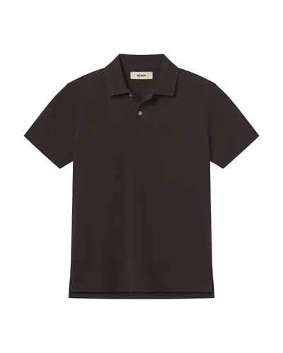 Buck Mason Sueded Cotton Polo Shirt