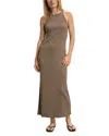 Buck Mason Surplus Rib Tank Dress In Marled Moss
