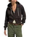 Buck Mason Vintage Interloop Hoodie In Soft Black