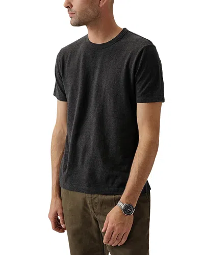 Buck Mason Yuma Classic Cotton Tee In Faded Black
