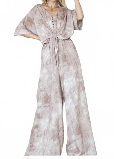 Bucketlist Carter Jumpsuit In Mocha In Neutral