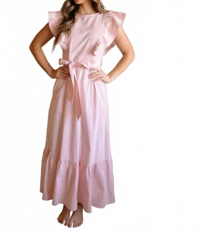 Bucketlist Celosia Maxi Dress In Pale Pink