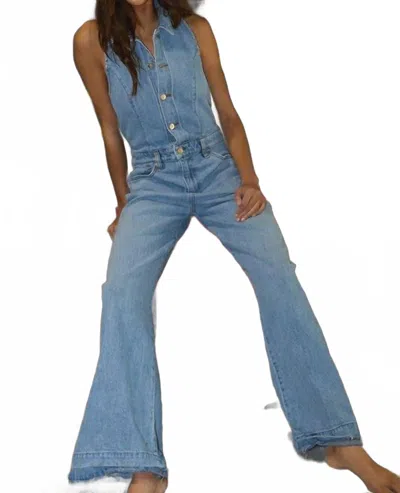 Bucketlist Dallas Jumpsuit In Light Blue