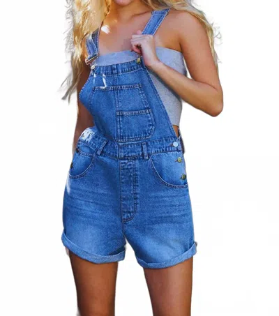 Bucketlist Denim Overalls In Blue