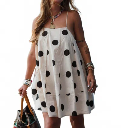 Bucketlist Frankie Mini Dress In White In Multi