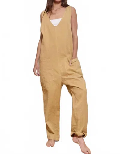 Bucketlist Gerri Overall Jumpsuit In Brown