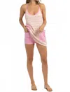 Bucketlist Hot Shot Mini Skort Dress In Pink In Pink