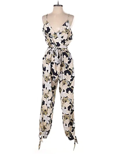 Pre-owned Bucketlist Jumpsuit In Ivory