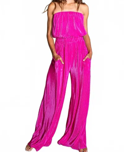 Bucketlist Lauren Jumpsuit In Pink In Purple