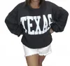 Bucketlist Lone Star Spirit Pullover In Grey In Gray