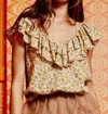 Bucketlist Marigold Top In Beige
