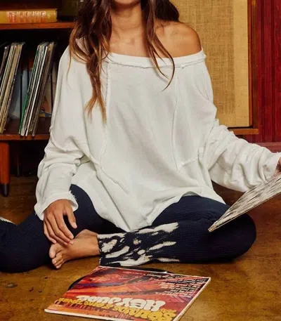 Bucketlist Oversize Snuggle Sweatshirt In Silver