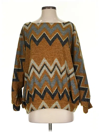 Pre-owned Bucketlist Pullover Sweater In Brown