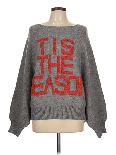 Pre-owned Bucketlist Pullover Sweater In Gray