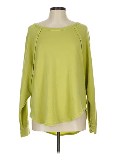 Pre-owned Bucketlist Pullover Sweater In Green