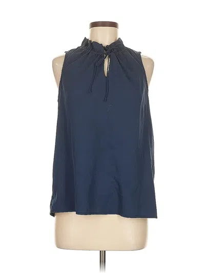 Pre-owned Buckhead Betties Sleeveless Blouse In Blue