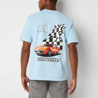 Buckhorn River Mens Crew Neck Short Sleeve Regular Fit Graphic T-shirt In Blue