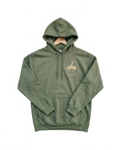 Buckin Barn Unisex - Bronc Hoodie In Olive In Green