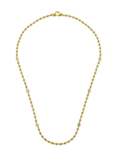 Buddha Mama 20kt Yellow Gold Diamond Necklace