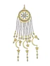 Buddha Mama 20kt Yellow Gold Dream Catcher Diamond Pendant In Gold