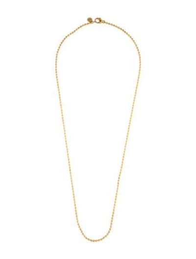Pre-owned Buddha Mama 22k Small Disco Ball Chain Necklace, 30" In Multicolor