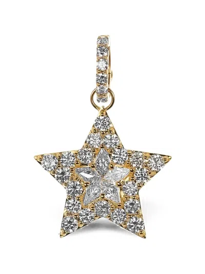 Buddha Mama Diamond Kite Star Pendant In Multi