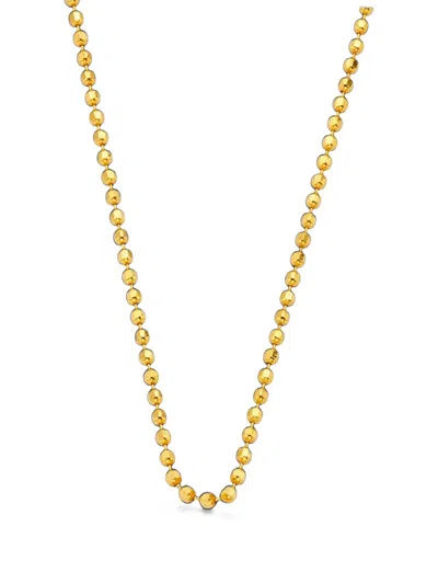 Buddha Mama Disco Ball Chain Necklace In Gold