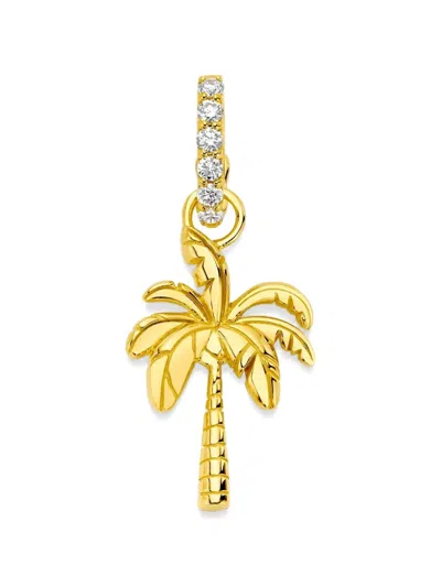 Buddha Mama Palm Tree Diamond Pendant In Gold