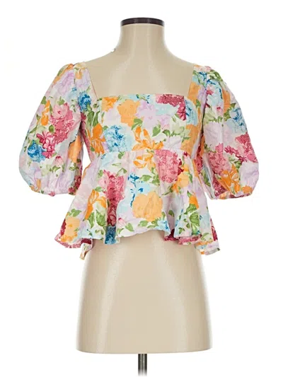 Pre-owned Buddy Love 3/4 Sleeve Blouse In Pink