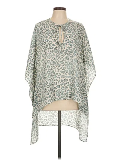 Pre-owned Buddy Love 3/4 Sleeve Blouse In Teal