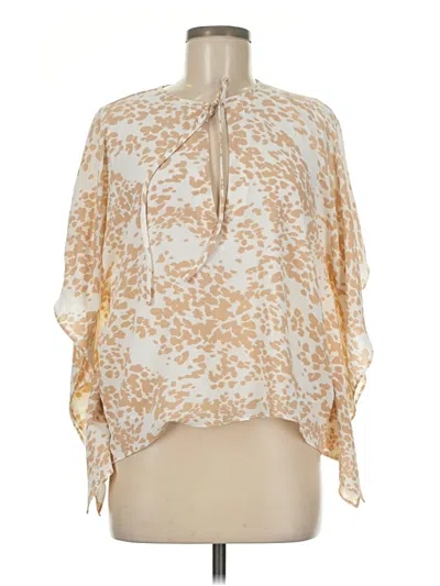 Pre-owned Buddy Love 3/4 Sleeve Blouse In White