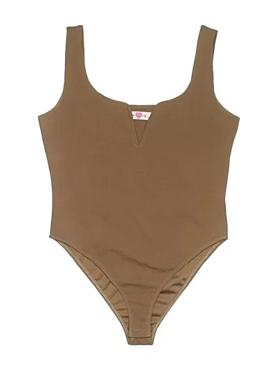 Pre-owned Buddy Love Bodysuit In Brown