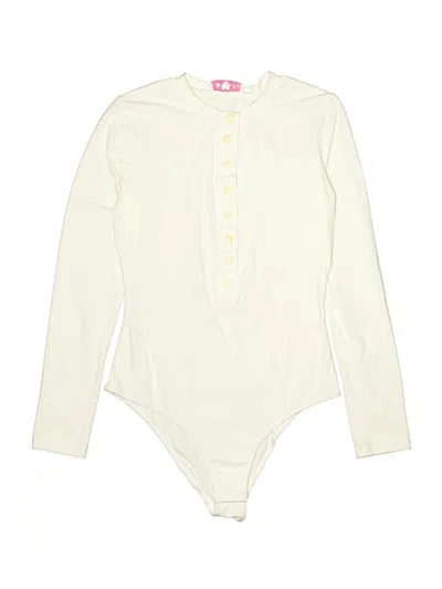 Pre-owned Buddy Love Bodysuit In Ivory