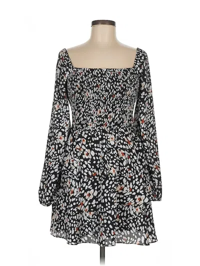 Pre-owned Buddy Love Casual Dress In Black